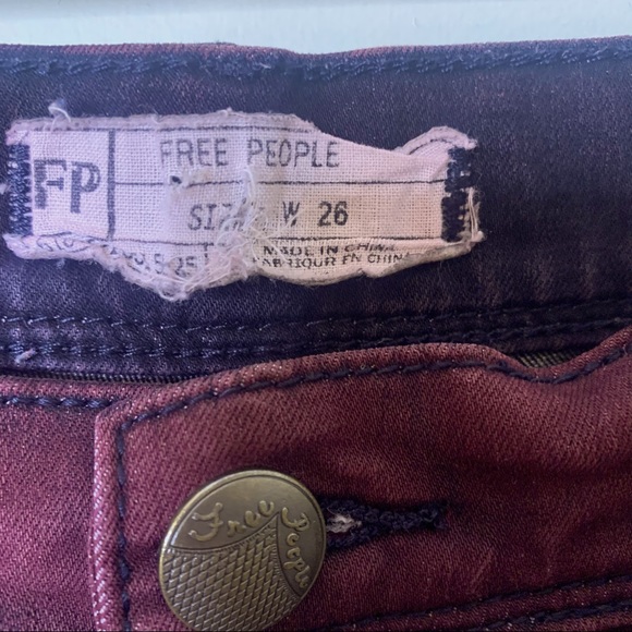 FREE PEOPLE High Rise Skinny Jeans - Picture 6 of 10